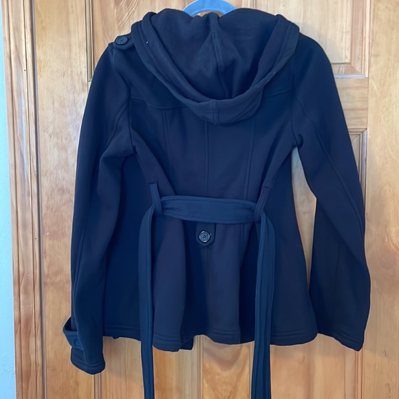 Women’s Black Pea Coat - Picture 4 of 4